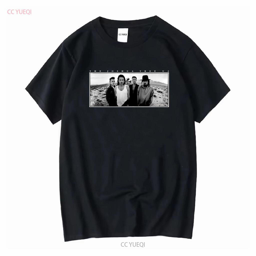 U2 Joshua Tree Black T Shirt Adult Xl Vintage Washed Casual Breathable Versatile Stretched Homme Comfortable Designer Clothes