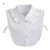 Мода Классический Съемный Шифоновый Аксессуар для Одежды Блузка Ложный Воротник Лацкан Рубашка Накладной Воротник