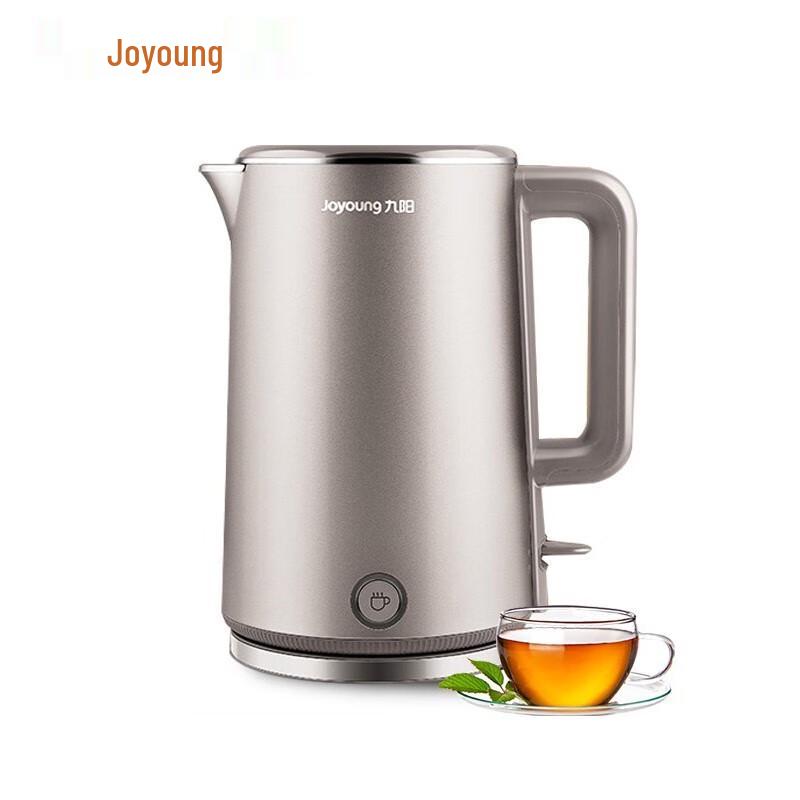 Joyoung Низкошумный электрический чайник 1,5 л, штепсель CN (адаптер в комплекте)