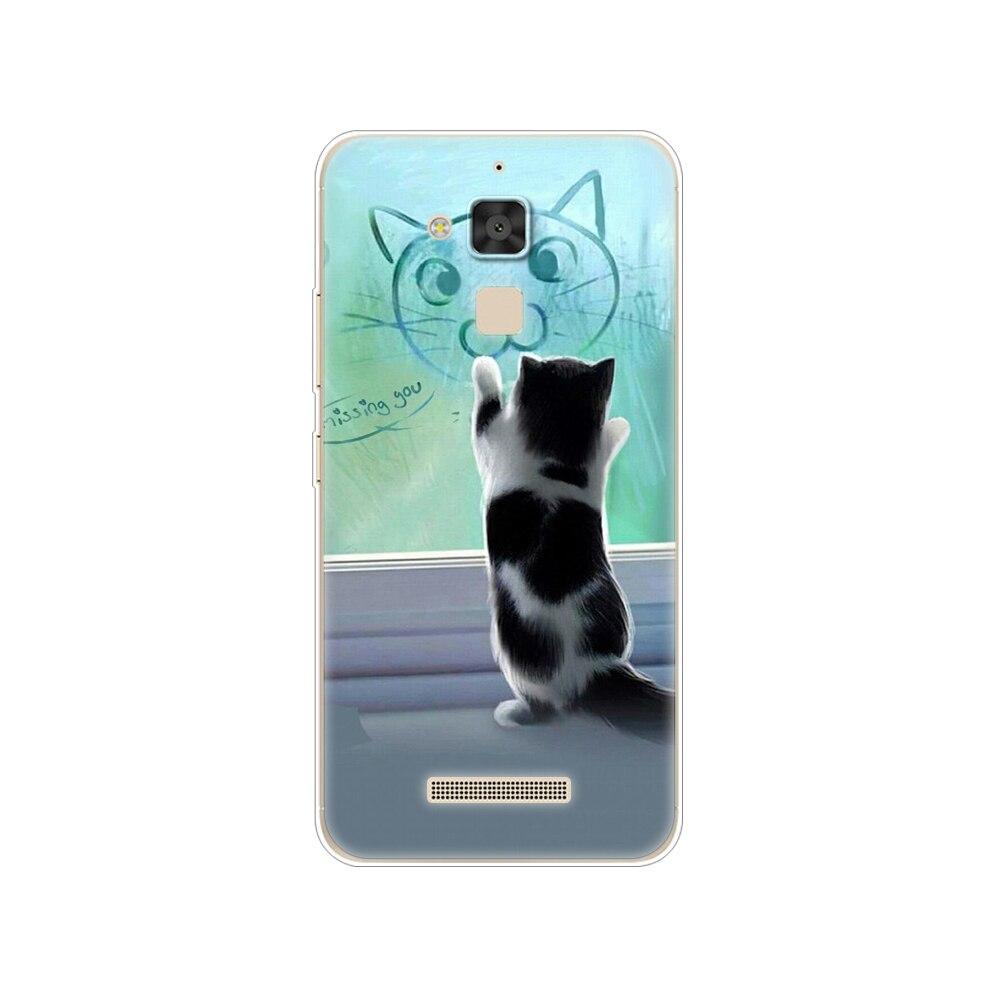 Чехол для ASUS Zenfone 3 MAX ZC520TL 5,2 дюйма; Мягкий силиконовый чехол из ТПУ на спине, чехол для телефона, бампер, зима, снег, Рождество