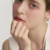 UNI.J [Cotidiano]Simple Pearl Silver Ring Ir273