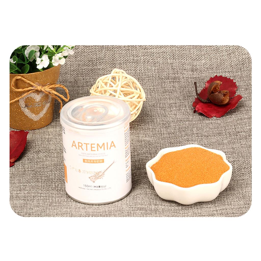 150ml Aquarium Hatching Tropic Fish Food for Feeding Baby Fishes Artemia Shelling Eggs Brine Shrimp Shelling Eggfood