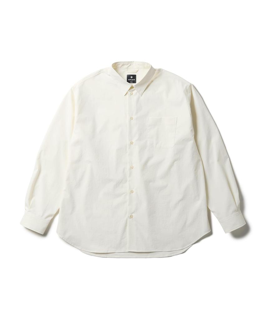 Snow Peak New Standard Utility Shirt Tops Shirt Long Sleeve WHITE M NSD-SH-26SU001 Men's Women's