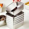1/2/3/4/5/6/8Pcs Food Storage Containers Set Lunch Box Stainless Steel Stackable Snack Containers