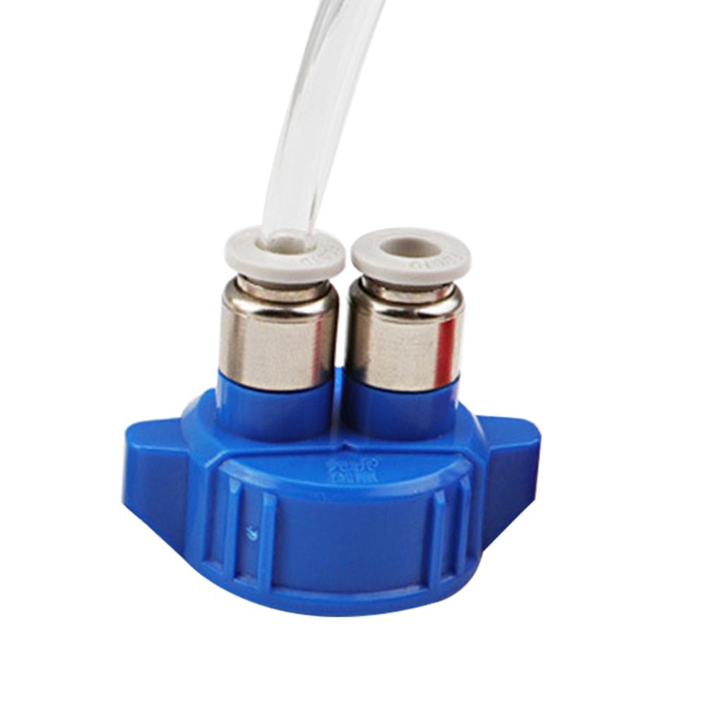 Co2 Reactor Air Diffuser Generator Double Connector Tube Valves Guage Bottle Cap Diy Aquarium Supplies