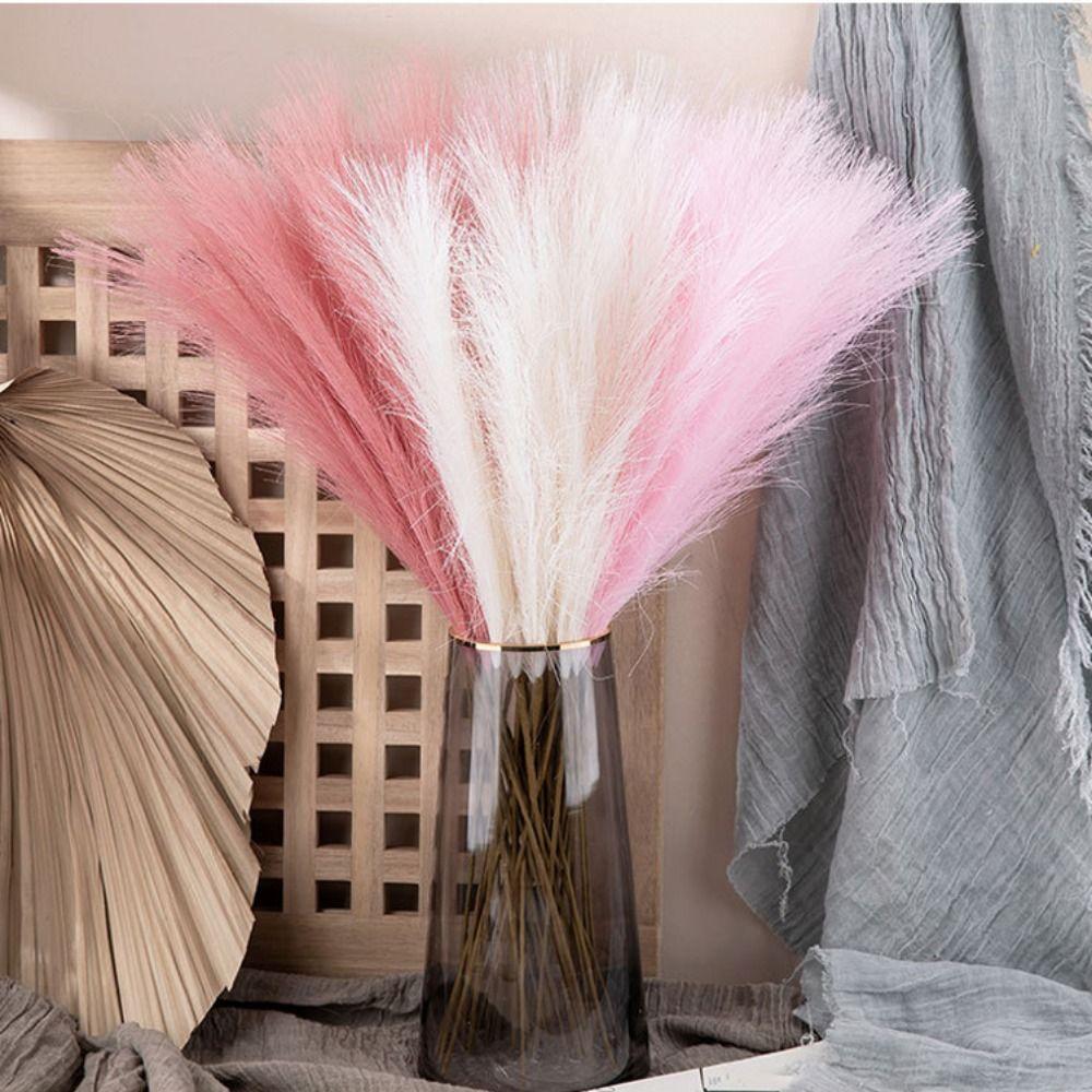 Household for Wedding Party Decor Pampas Bouquet Pampas Grass Artificial Flowers Fake Reeds