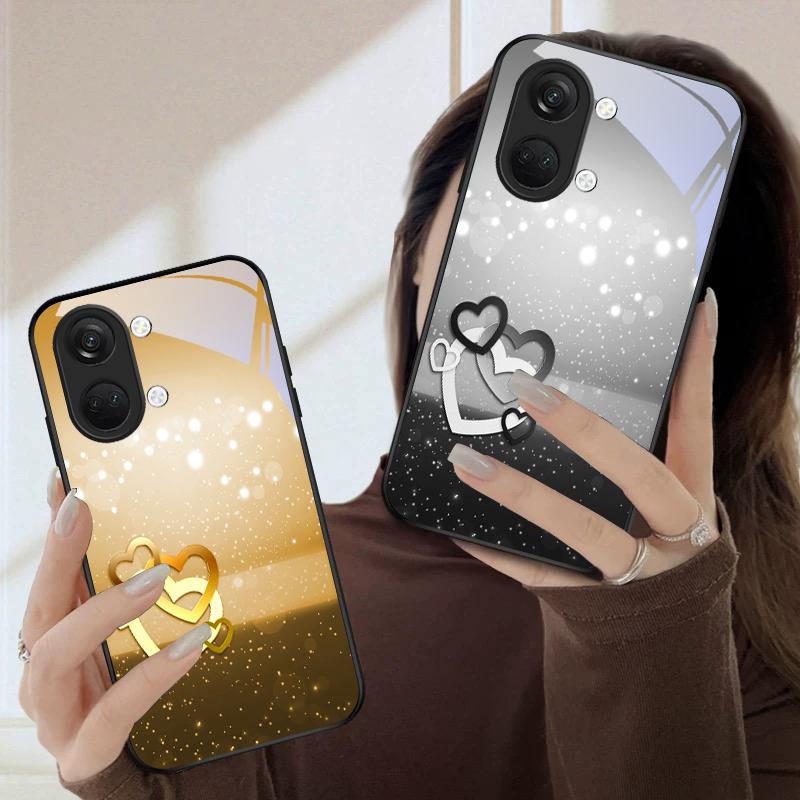 Теплая и романтичная любовь Для OnePlus Nord CE 2T 2 3 Lite N20 N30 6T 7 7T 8 8T 9 10 Pro 11R 12R 13R Ace 2V 5 Pro Стеклянный чехол для телефона