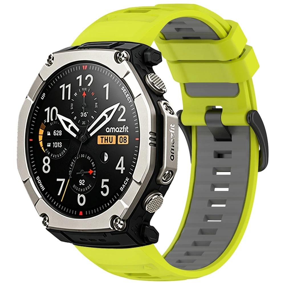 Быстросъемный силиконовый ремешок 20 мм 22 мм 26 мм для Amazfit T-Rex Ultra 2 51 мм, наручный браслет для outdoor-использования для Garmin Fenix 8/E/Tactix 8/Quatix 8