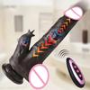 Realistic Dildo Telescopic Vibrator with Female Realistic Stimulator Big Penis Anal Plug Adult Man Real Penis Sex Toys for Women