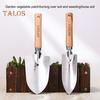 Garden Hand Trowel Heavy Duty Polished Stainless Steel Garden Shovel with Wooden Handle Digging Transplanting Shovel
