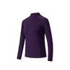 Stand Collar Casual Fashion Versatile Solid Color Sports Long Sleeve Knit Top Women Tops 162540406-3