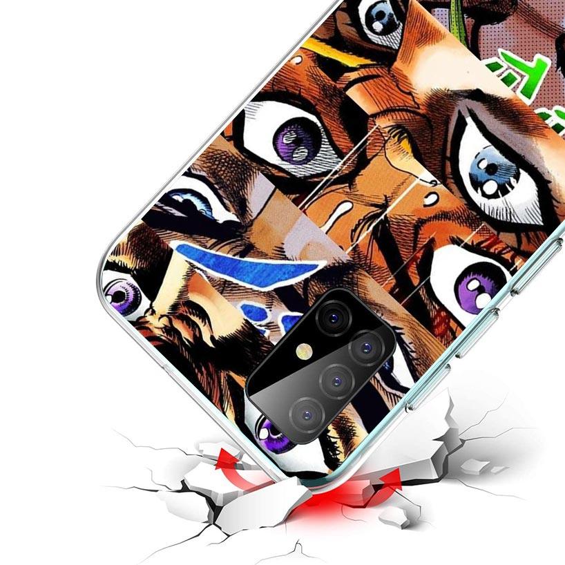 Anime JoJo Bizarre Adventure Case Phone Cover for Samsung Galaxy A52 A51 A50 A42 A32 A22 A12 A02S A72 A71 A70 A41 A31 A21S A40 A