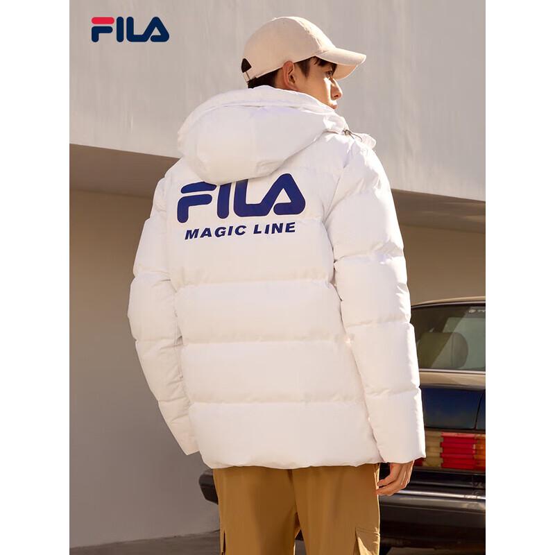 Fila Мужская зимняя утепленная пуховая куртка с капюшоном