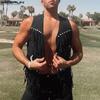 Men Gothic Tassel Sleeveless Waistcoat Tank Tops Vest
