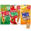 Набор из 3-х предметов «Pretz» (по 1 штуке вкусного салата, помидора и жареного соленого масла, всего 3 штуки) с бонусом [Пробный набор Ассортимент Партии] Ezaki Glico