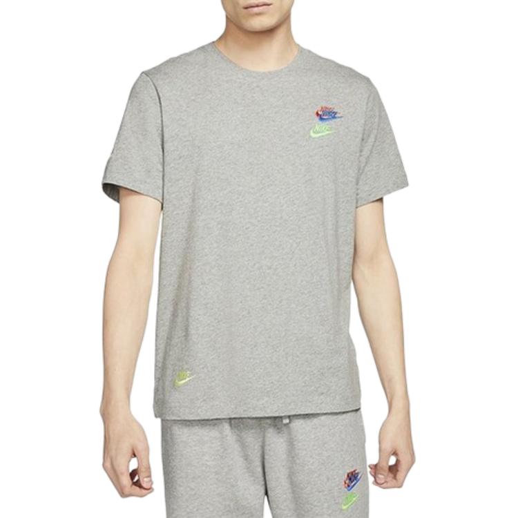 Nike Crew Neck Pullover Letter Logo Short Sleeve T-Shirt Men T-Shirts DJ1569-063
