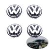 Volkswagen Hub Cover 2.6in High Gloss Finish Strong Abs Plastic Perfect Replacement For Lost Badges