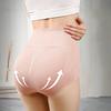 Модные женские трусы с высокой талией, впитывающие пот, бесшовные, защищающие живот, женские трусики для послеродовых женщин