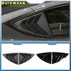 Car Rear Window Shutter Accessories 2pcs Cover Trim Window Louver Side Vent Trim For Tesla Model Y 2019-2025