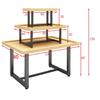 Island Display Shelf for Cosmetics, Baby Products, Jewelry, Shoes, Books, Toys & Promo Table
