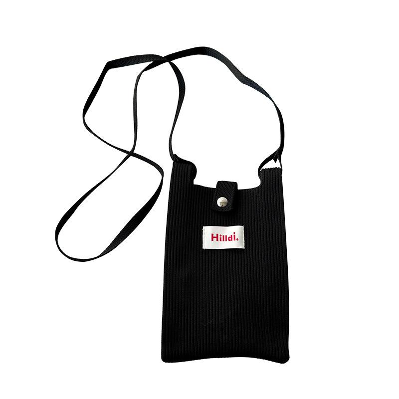 Однотонная вязаная сумка Мини-сумка через плечо Сумка для телефона через плечо Ins Dopamine Маленькая сумка