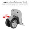 Luggage Suitcase Replacement Wheels Large Hole Universal Mute Swivel Wheel Casters for Repair Replacement