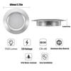 Recessed 12LED RV Boat Recessed Ceiling Light 12V Led Lights Round Shape Ultra-Thin Camper Interior