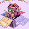 3D Pop-Up Поздравительная открытка С Днем Рождения Подарок Поздравительные открытки На День Рождения с Конвертом Поздравительная открытка Подарки на Вечеринку