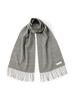 B:MING LIFE STORE by BEAMS Men's Windowpane Check Scarf, Grey Free
