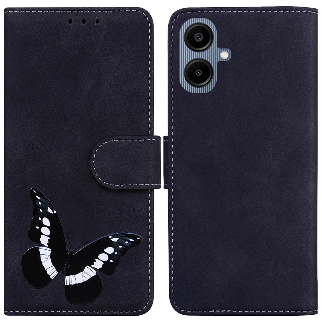For Samsung Galaxy A07 5G Stand Case PU Leather Phone Cover Butterfly Printed