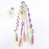 Multi-Color Lantern Bubble Twist Braid Long Gradient Hair Wrap  Music Festival