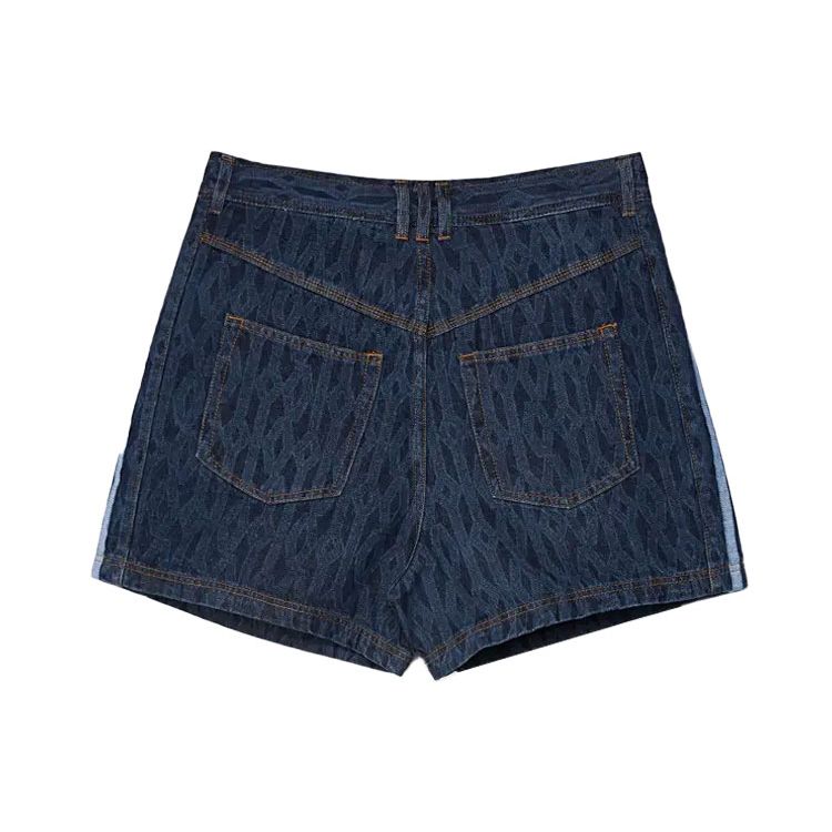 adidas Оригинальные джинсовые шорты с принтом Originals X Ivy Park Унисекс шорты Синие H61702