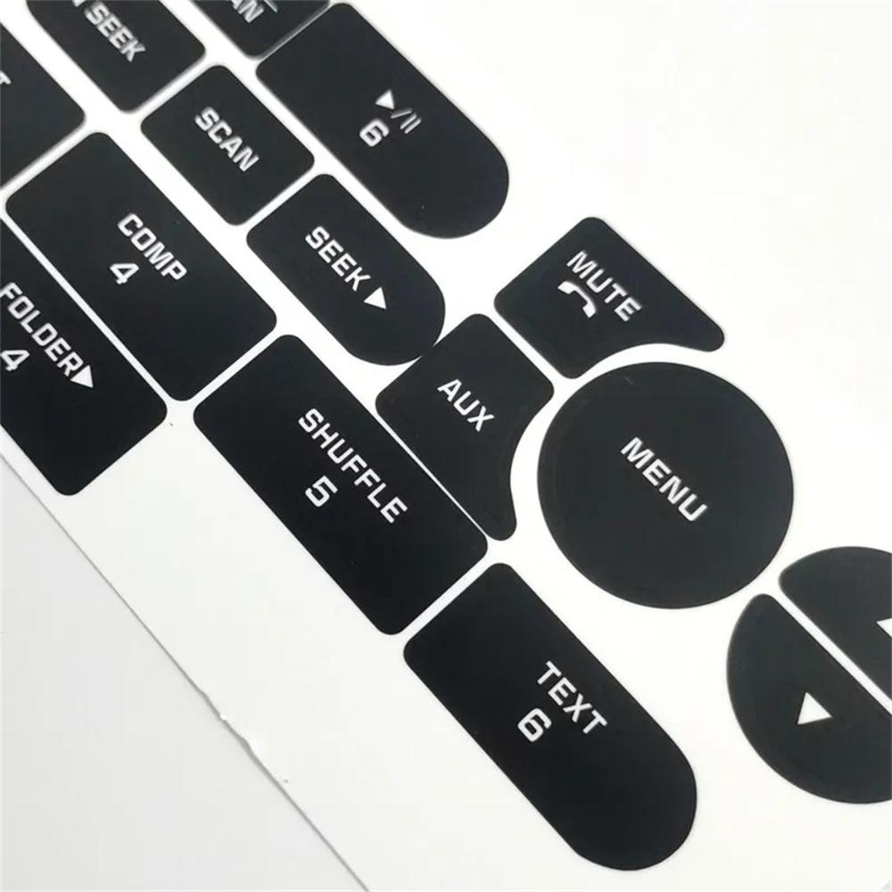 Новый Набор Наклеек для Ремонта Кнопок Радио и CD для Ford Mustang 2005-2009