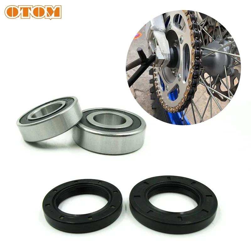 OTOM Комплект сальников ступицы заднего колеса для мотокросса YZ125 YZ125X YZ250FX WR400F 426F 450F Комплект подшипников колеса мотоцикла