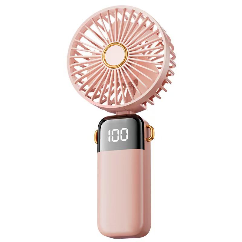 USB Rechargeable Silent Mini Desktop Fan - Portable and Handheld