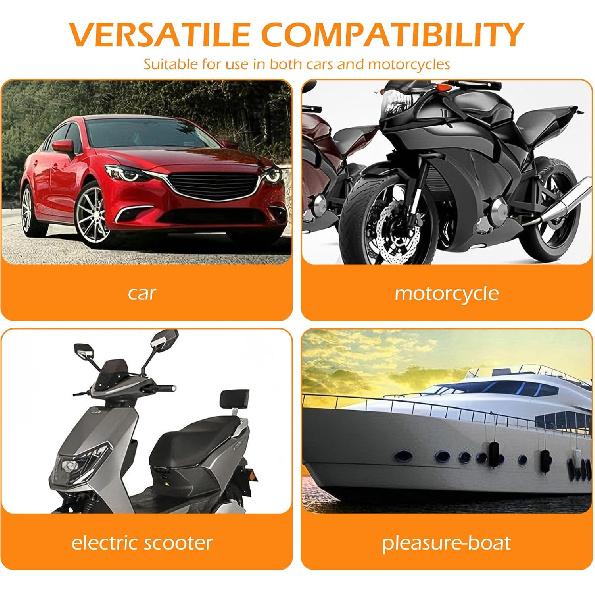 12V 40A Relay, Auto Replacement Parts 4 Pin Relay, Universal Car Vehicle Motor Fuse Motor Switch Power for Fog Driving Light Wire Wiring Harness