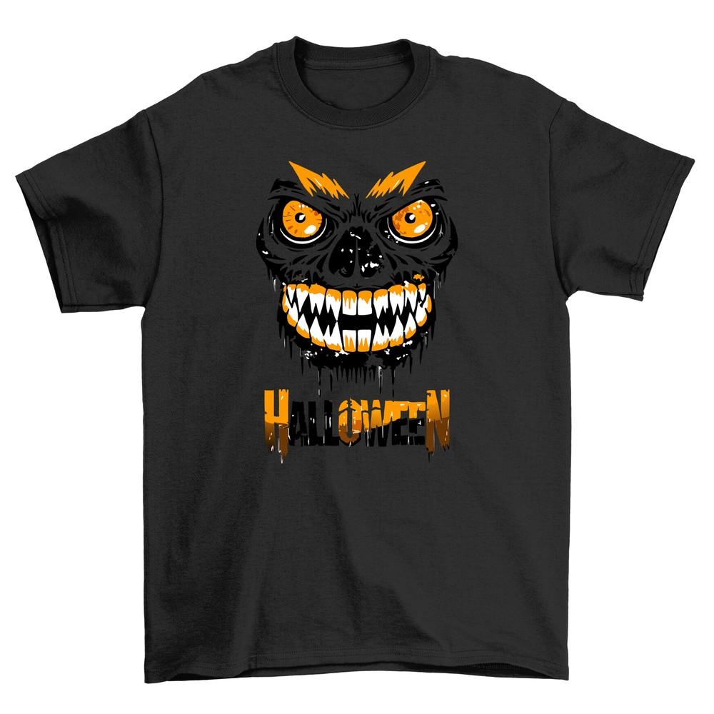 Halloween_228 Жуткая футболка с черепом и костями - Смешная и пугающая! унифицировать