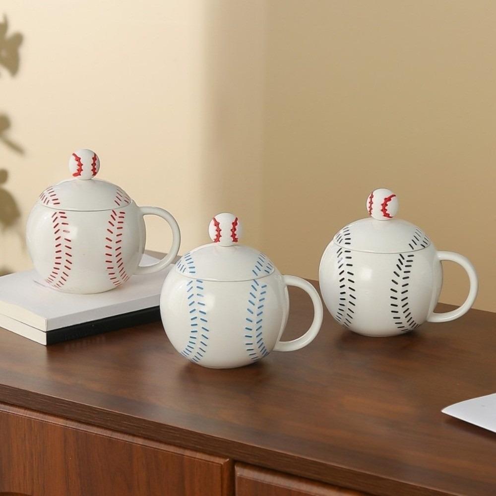Sports Theme Tea Cup 420ml Ceramic Mug Water Cup Baseball Cup  Gift for Baseball Lover