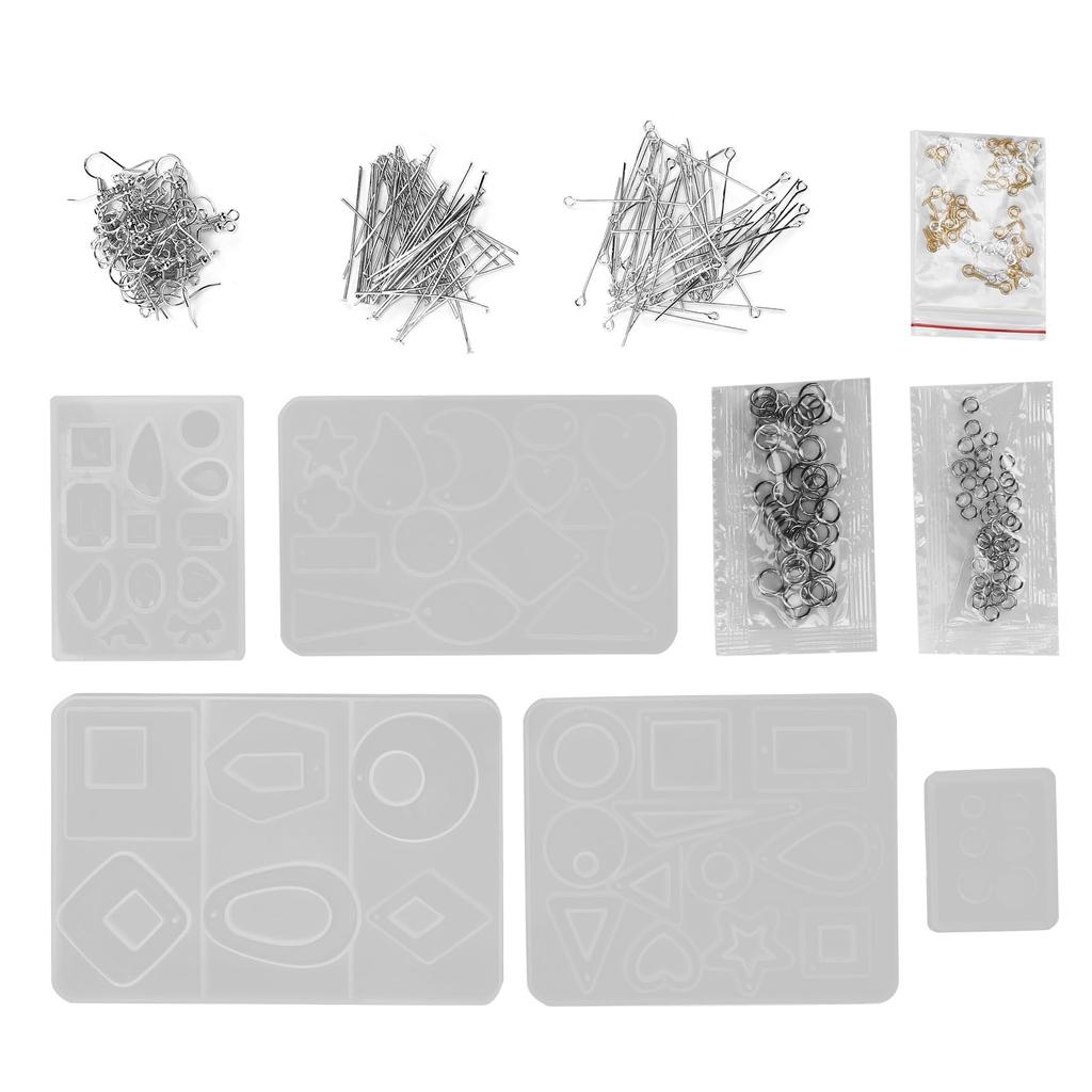 Наборы силиконовых форм для литья ювелирных изделий, инструменты и материалы для изготовления подвесок своими руками