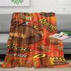 Плед Reese's Peanut Butter Cups - Сладкий дизайн конфет, идеально подходит для уюта на диване и декора спальни