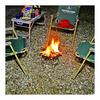[Amazon.co.jp Limited] CAPTAIN STAG Bonfire Stand Barbecue Stove Grill 2-in-1 Hexa Stainless Steel Fire Grill M Size Stainless Steel Storage Bag