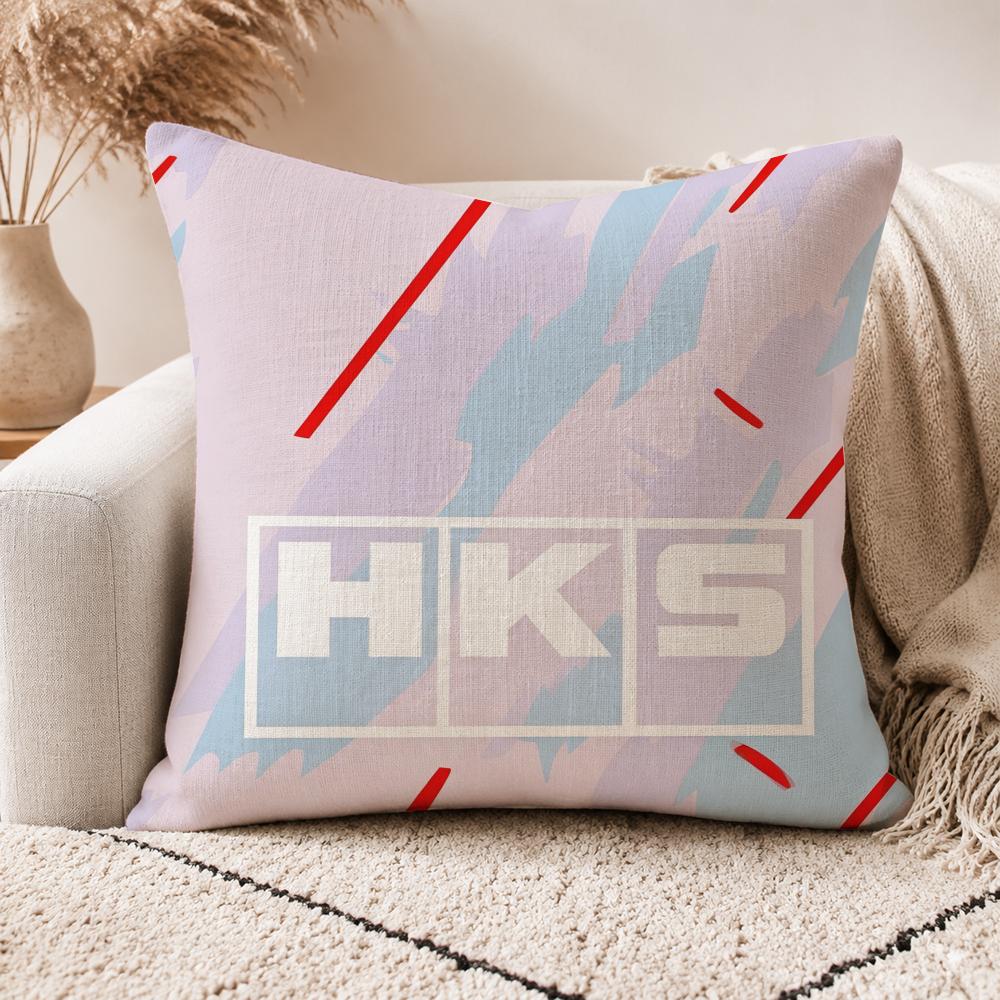 PCool HKS Car Cushion Cover Linen Doublesided Printed Cushion Cover sofa pillow caseNordic Home Decor