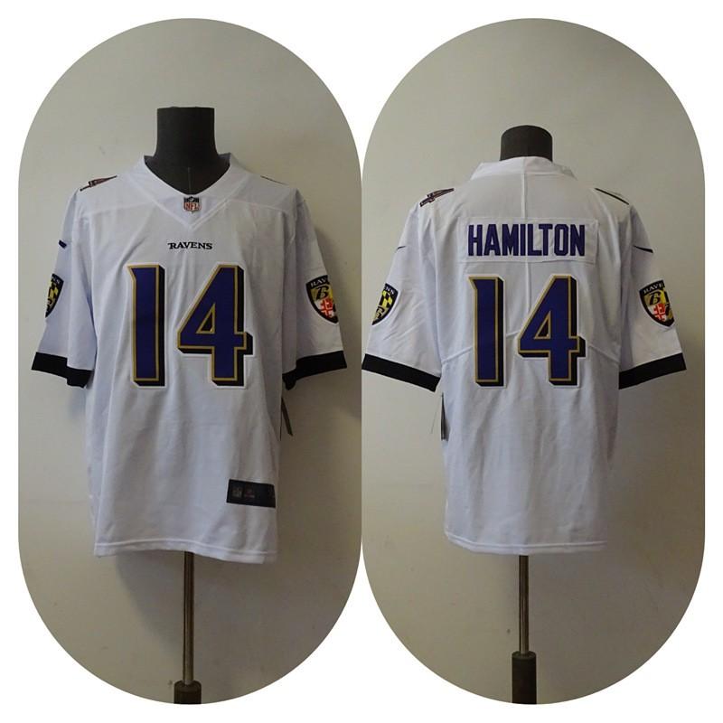 Baltimore Ravens NFL Football Jersey 52 Ray Lewis 14 Lamar Jackson Custom Rugby Style Sport Shirt Cotton Men Women