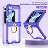Wireless Charging Case For Samsung Galaxy Z Flip 5 Flip5 Clear Soft Cover For Samsung ZFlip5 Z Flip5 Funda Case Protective Coque