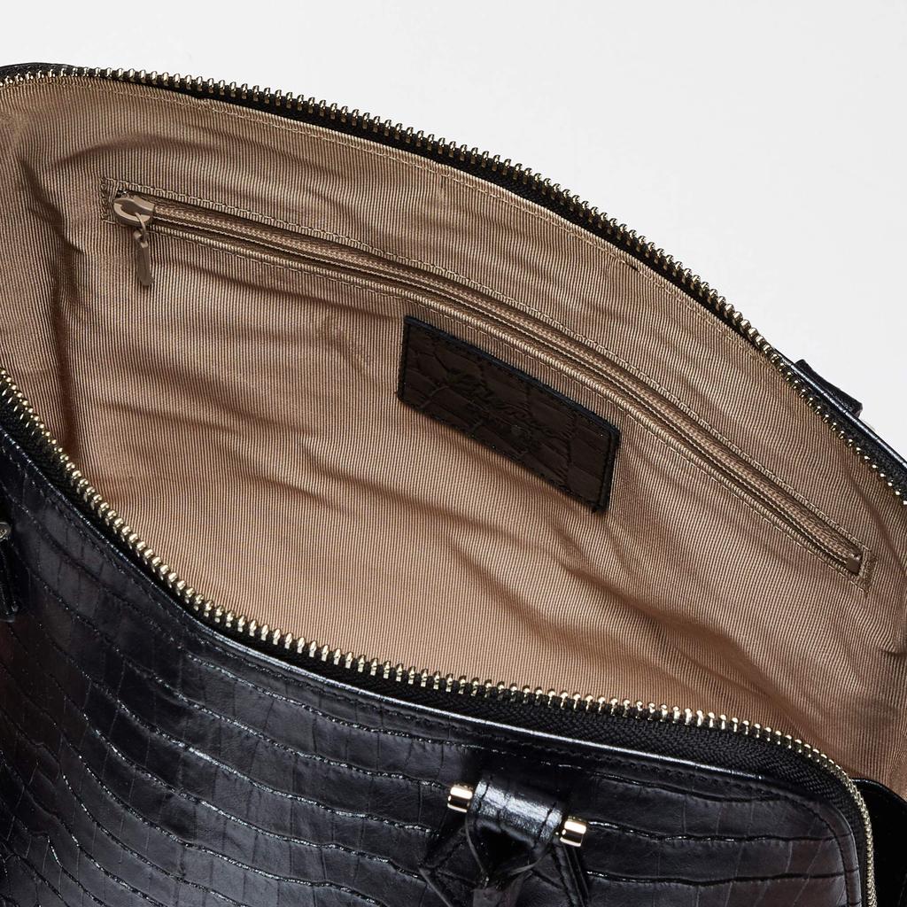 Сумка Bugatti из коровьей кожи с тиснением под крокодила Сумка из коровьей кожи с тиснением под крокодила Сделано в Японии Натуральная кожа Элегантная Вечерняя Формальная Винная Шоколадная Темно-синяя Цвет оружейной стали Черная