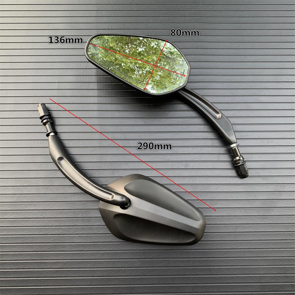 Мотоциклетные зеркала заднего вида, стекло, заднее боковое зеркало, правое и левое для Harley 883 1200