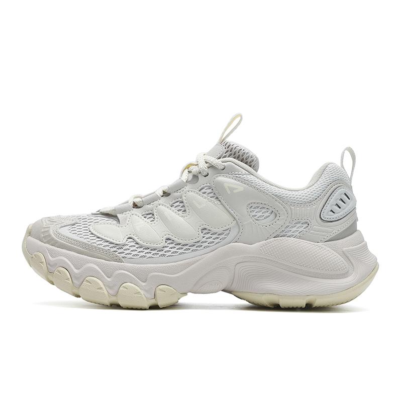 Fila TRUFFLE Текстиль, Синтетическая кожа Увеличивающие рост Низкие Кроссовки на массивной подошве Женские Белый Серый F12W521112FWM