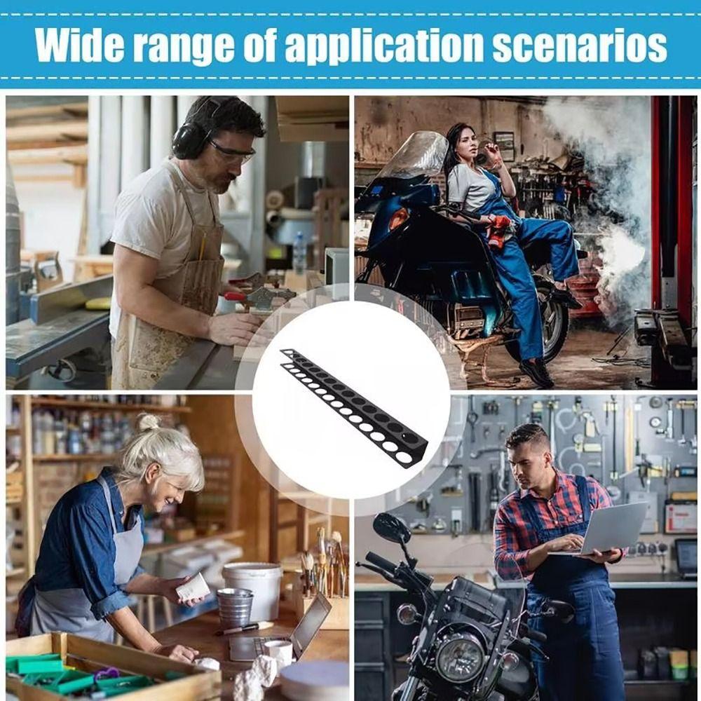 1Pcs Workshop Accessory Screwdriver Wall Rack Hammer Plier Tool Storage Organizer Pliers Holder