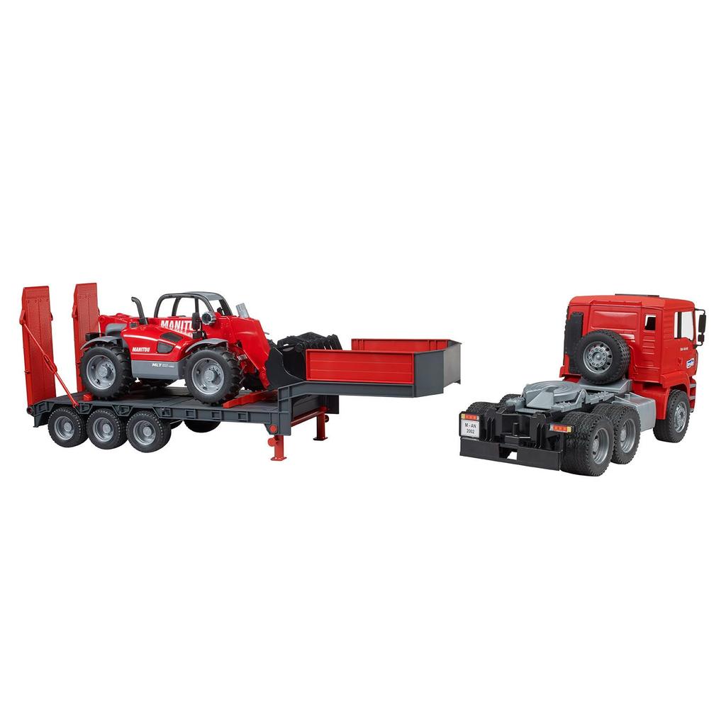 Bruder MAN Truck Manitou Телескопический погрузчик MLT633 BR02774 &