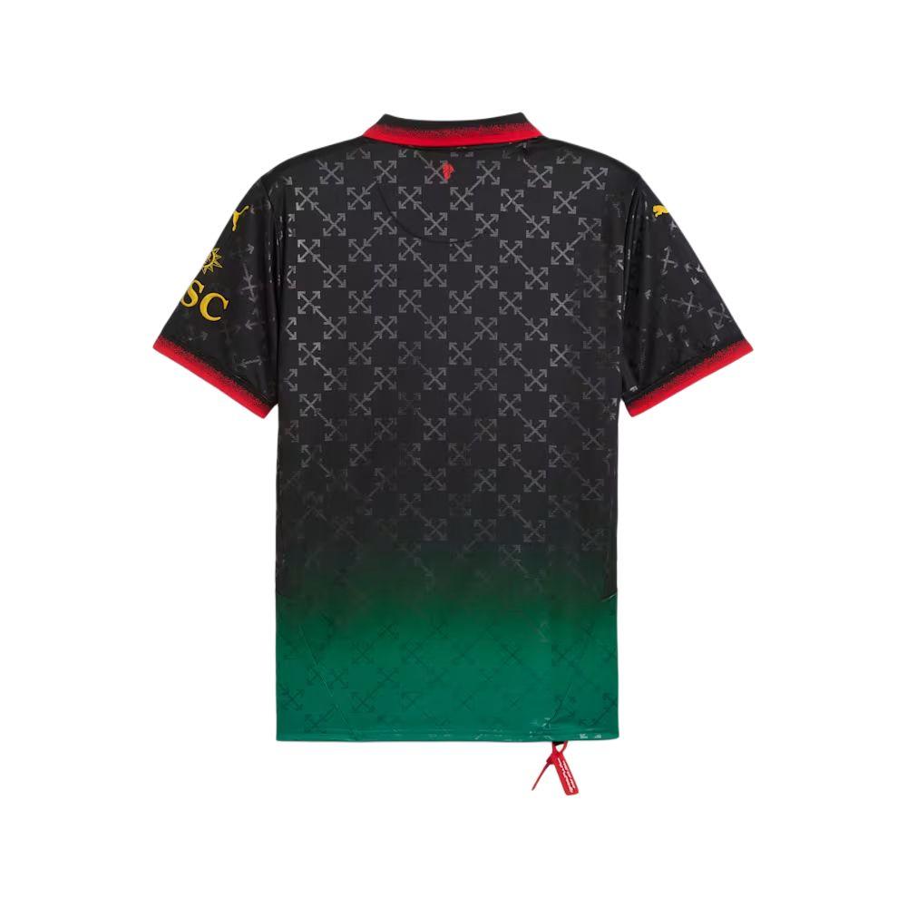Puma Футболка-реплика AC Milan x Off-White Puma Black/Power Green для мужчин 783001-01